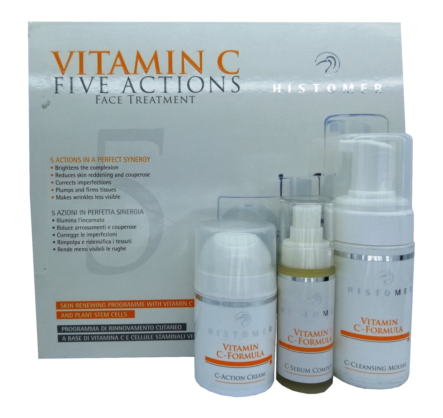Vitamin C Conf. C-Cleaning Mousse 100 ml + C-Action Cream 50 ml + C- Serum Complex 30 ml