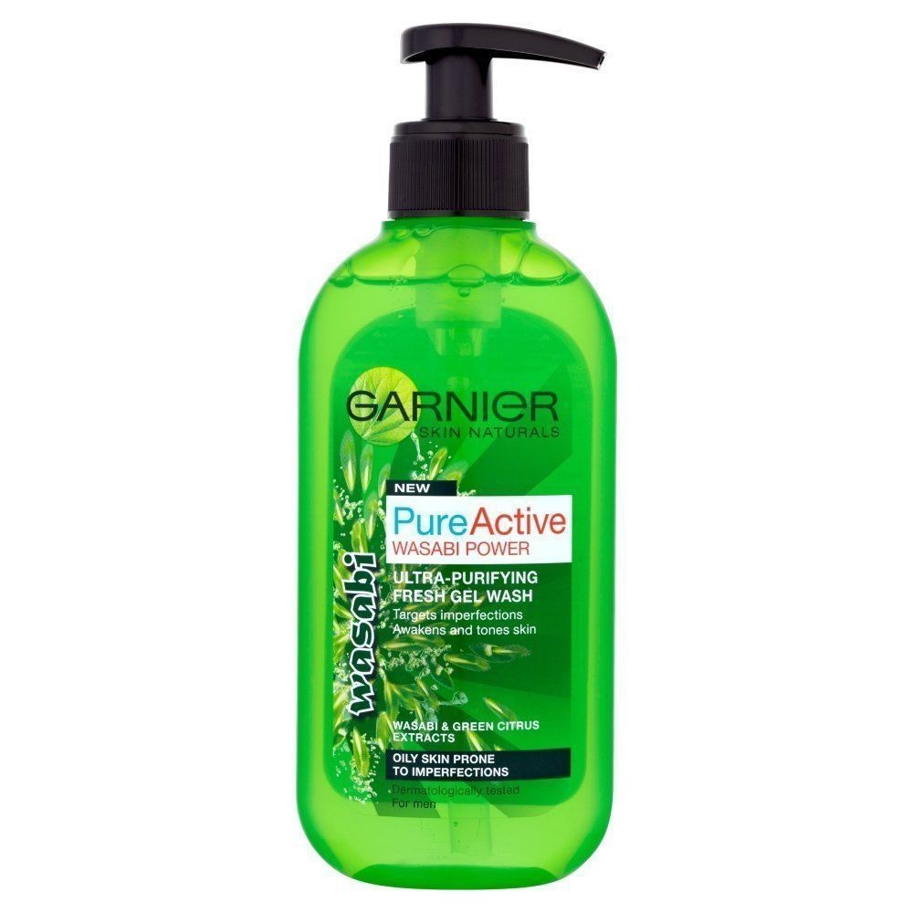 Garnier Pure Active Wasabi Gel Wash 200 ml