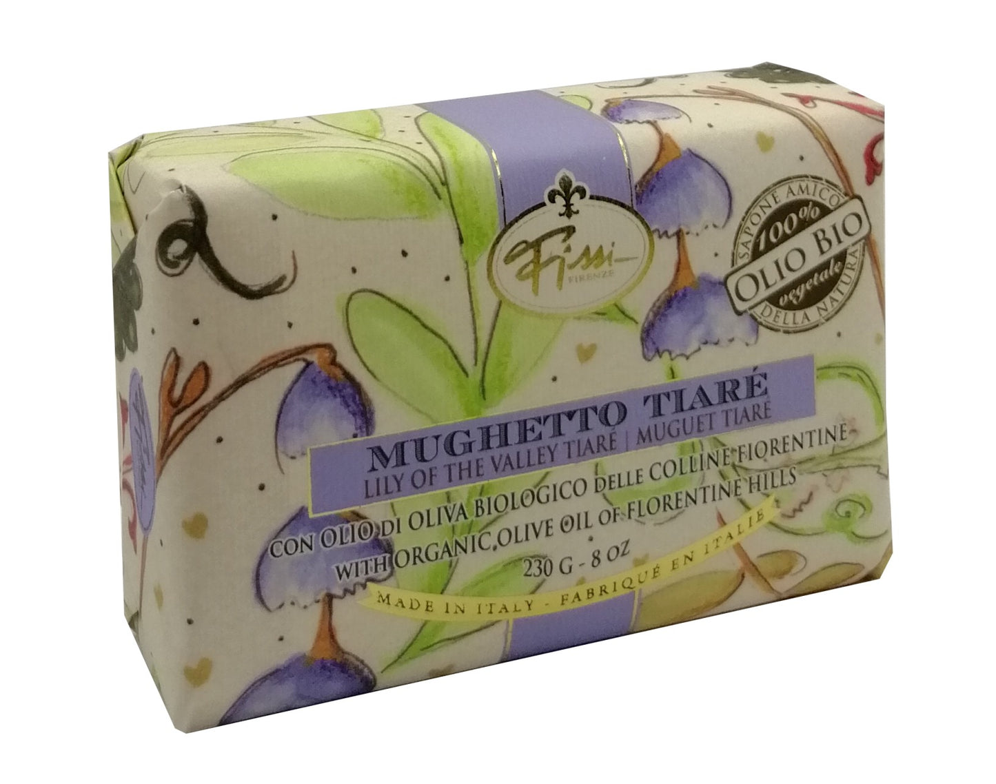 Mario Fissi Saponetta Bergamotto Tiare' 230 gr.
