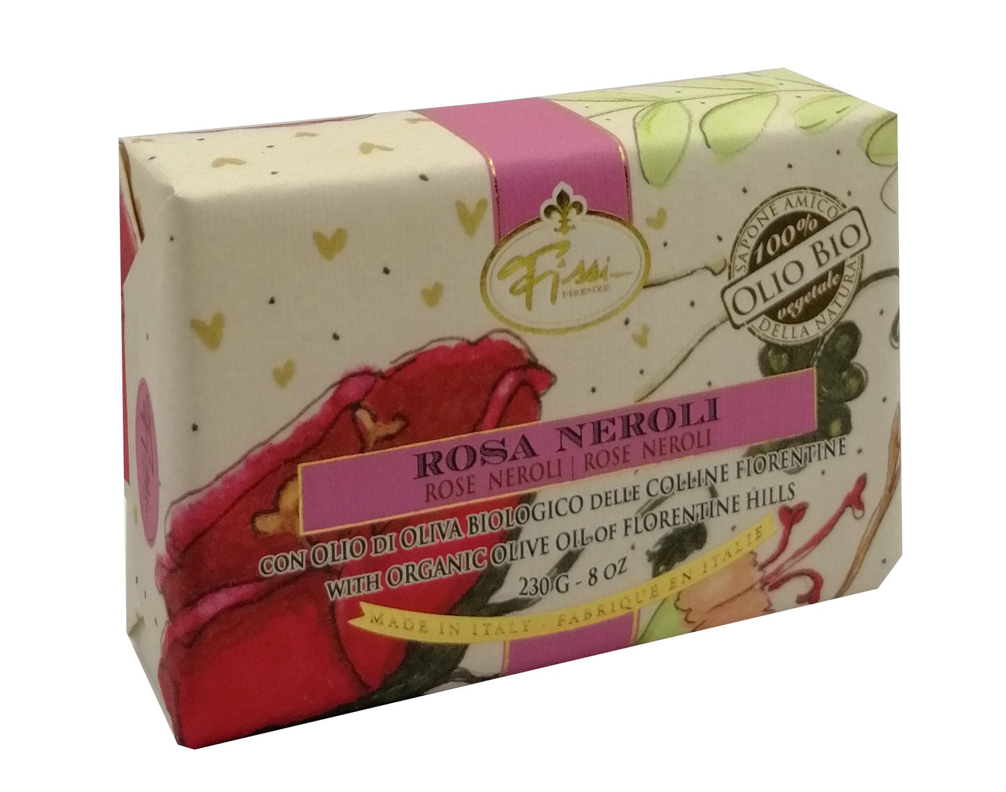 Mario Fissi Saponetta Rosa Neroli 230 gr.