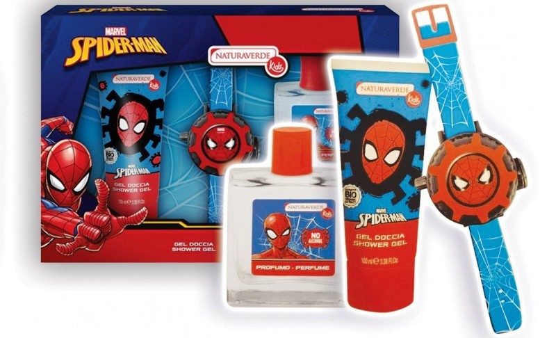 Spider - Man Conf. Doccia 100 ml + edt 50 ml + Orologio