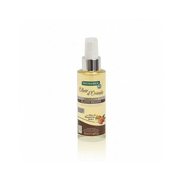 Natura Verde - Bio elisir d’oriente olio corpo idratante elasticizzante all'olio di mandorle dolci 100 ml