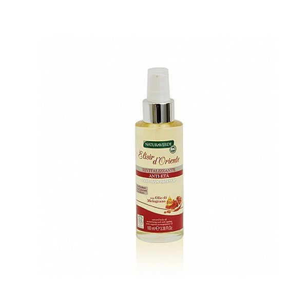 Natura Verde - Bio elisir d’oriente olio corpo rivitalizzante anti eta' all' olio di melograno 100 ml