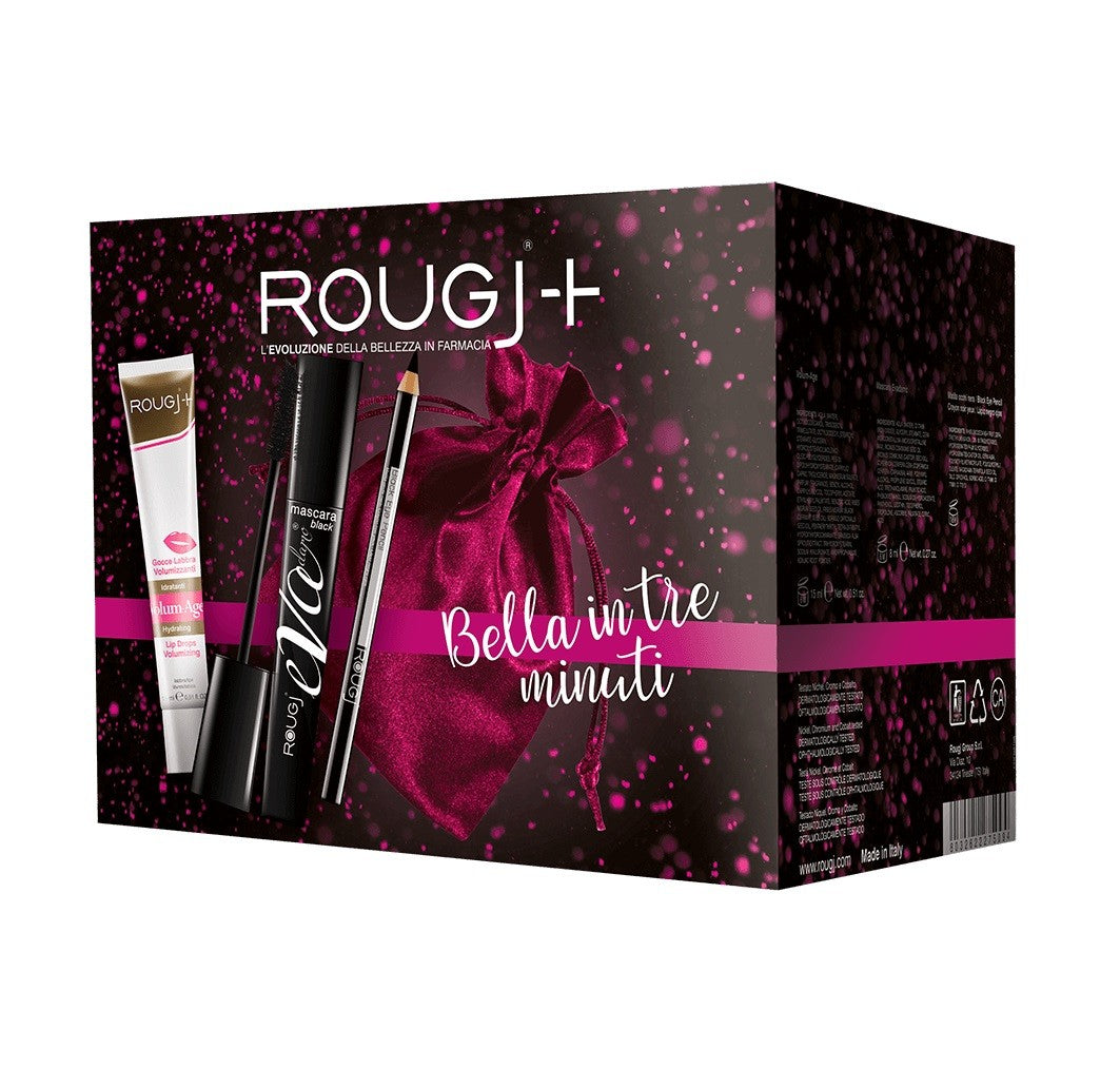 Rougj Cofanetto Bella in Tre Minuti Volum-Age + Mascara + Matita Occhi