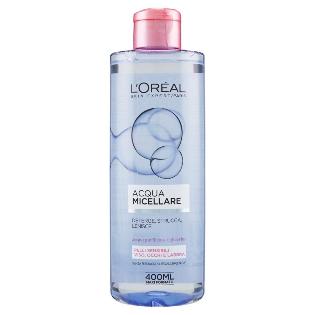 L'Oreal Acqua Micellare Per Pelli Sensibili Da Normali A Secche 400 ml