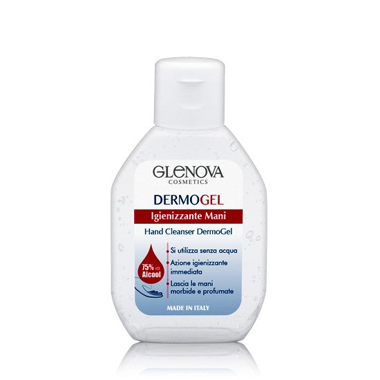 Glenova Dermogel Igienizzante Mani al 75% di Alcool 80 ml.