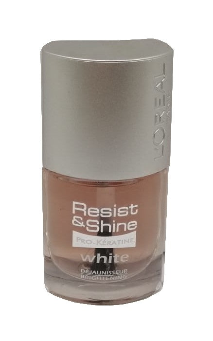 L'Oreal Smalto Curativo Resist & Shine Pro Kèratine White 9 ml