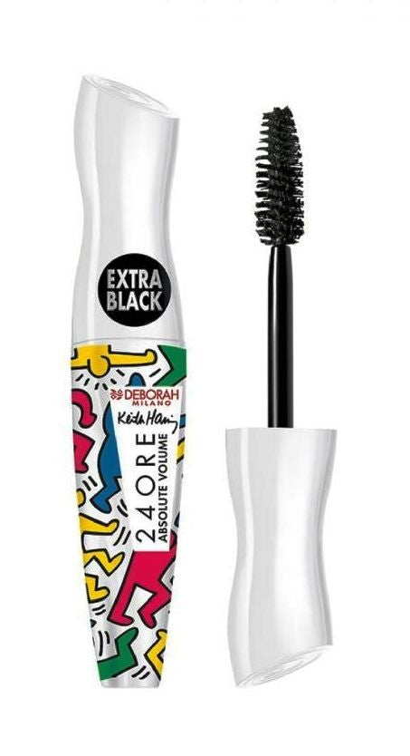 Deborah Mascara 24 Ore Absolute Volume Extra Black Design Haring