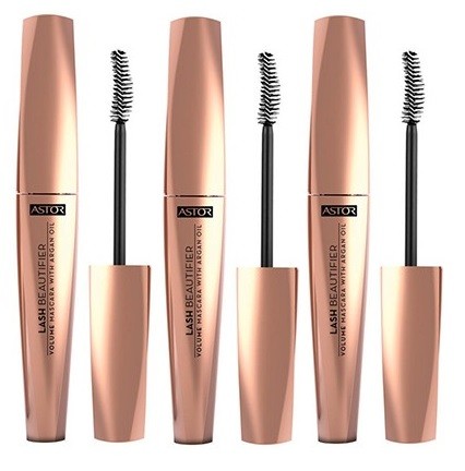 Set Da 3 pz Astor Mascara Lash Beautifier NERO Volumizzante con olio di argan