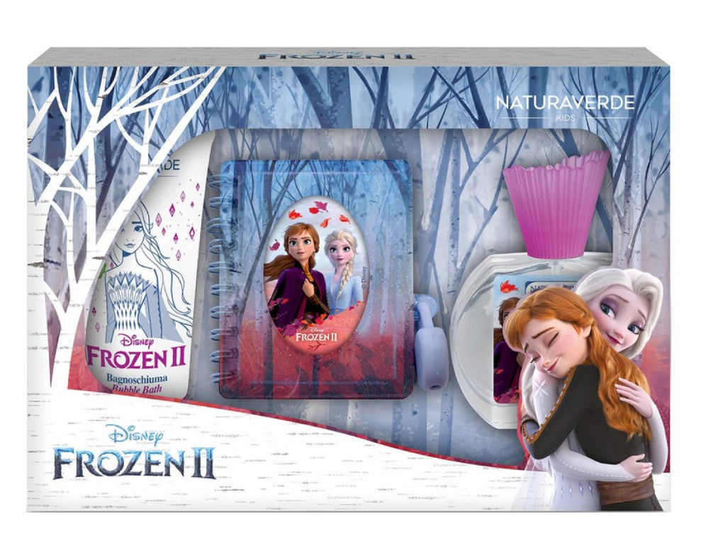 Frozen II Disna Conf. Edt 50 ml + Mini Diario Segreto + Bagnoschiuma 100 ml