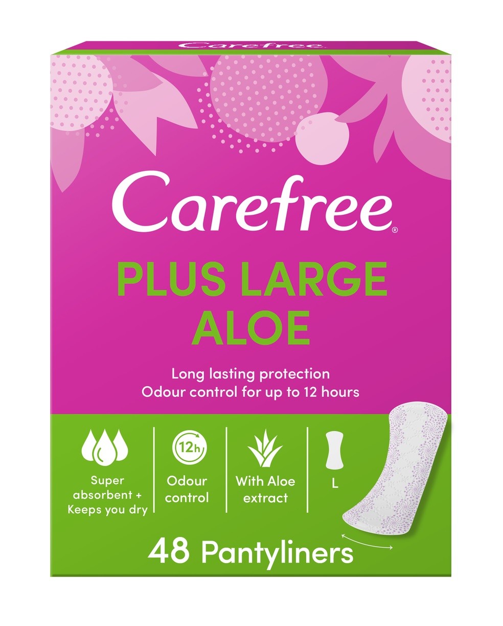 Carefree Salvaslip Plus Large Aloe 48 pz