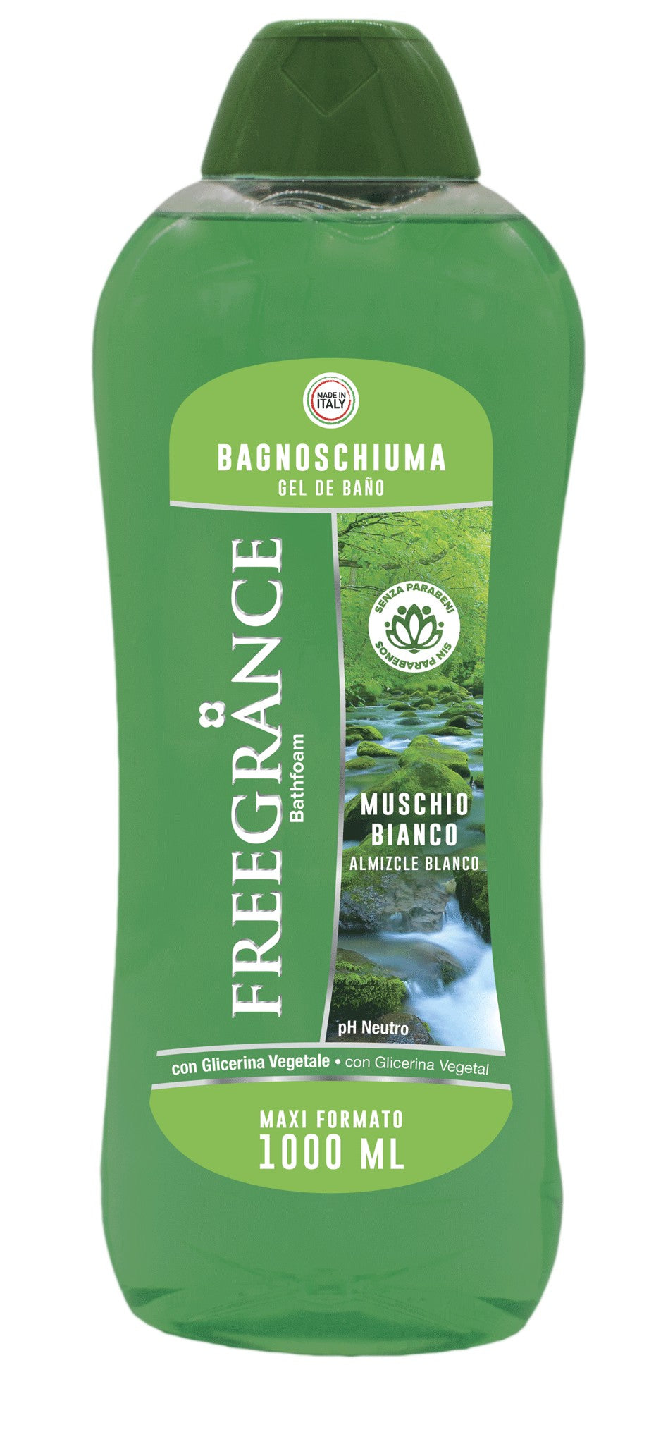 Freegrance Bagnoschiuma Muschio Bianco 1000 ml