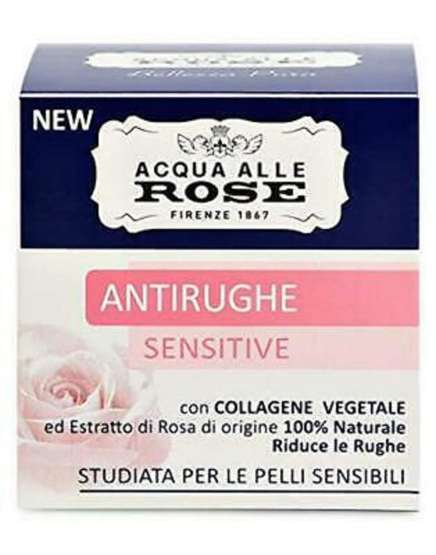 Roberts Acqua Alle Rose Crema Antirughe Sensitive 50 ml.