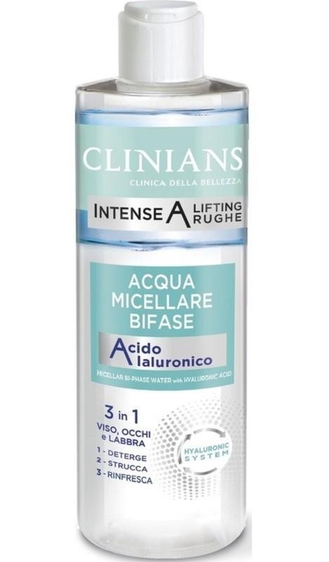 Clinians Acqua Micellare Bi Fasico Acido Jaluronico 400 ml.