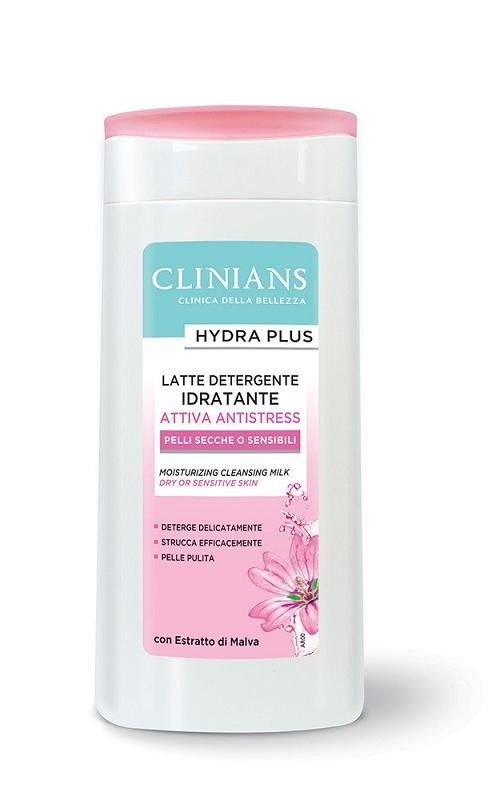 Clinians Latte Detergente Attiva Stress 200 ml. Malva