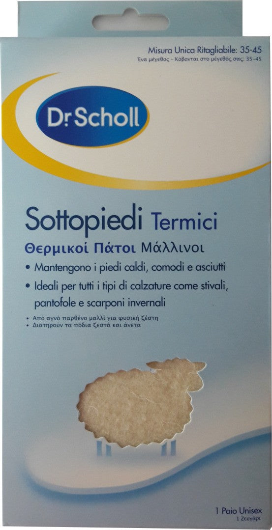 Dr. Scholl Sottopiedi Termici 1 Paio Unisex Mis. 35-45