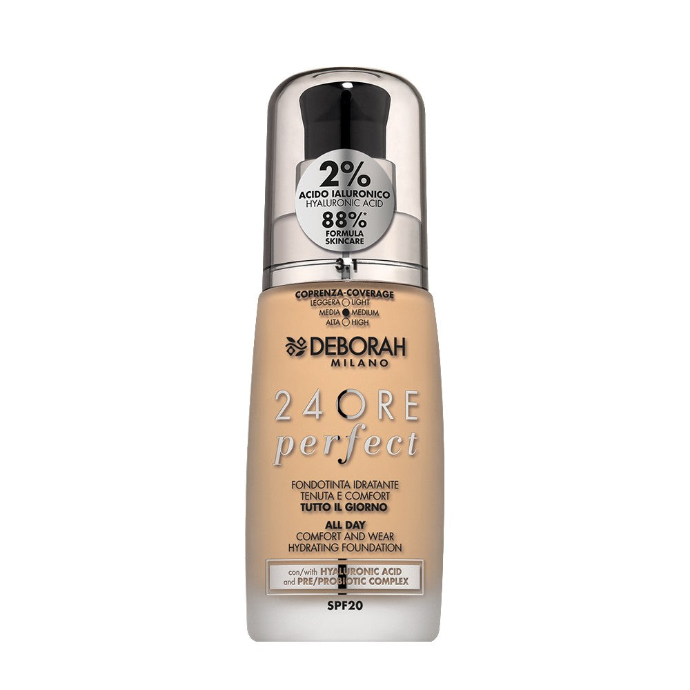 Deborah Fondotinta 24 Ore Perfect Con Acido Ialuronico N° 3.1 Light Gold
