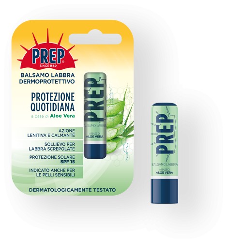Prep Balsamo labbra Dermoprotettivo Aloe Vera Stick
