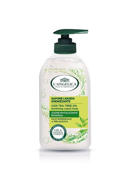 L'angelica Sapone Liquido Igienizzante Limone 300 ml. C-Pompetta