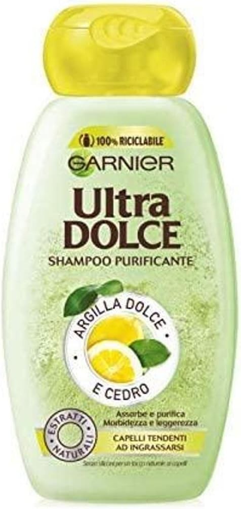 Garnier Ultra Dolce Shampoo 250 ml. Argilla & Cedro