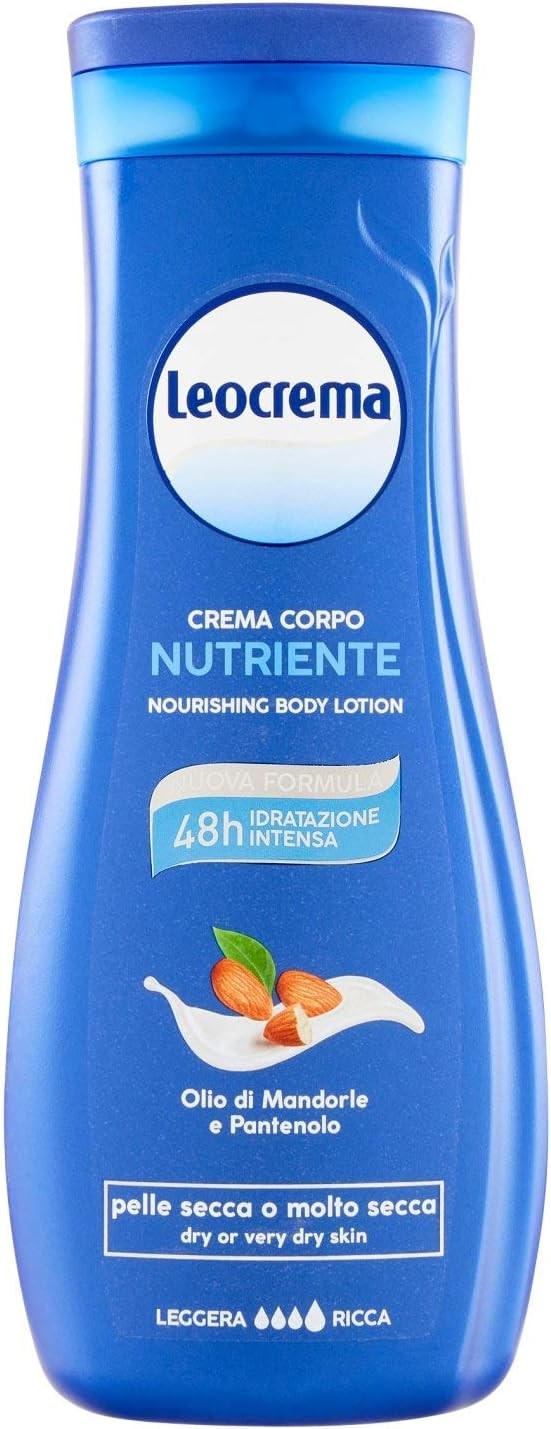 Leocrema Crema Corpo Fluida 400 ml. Nutriente Olio Di Mandorle