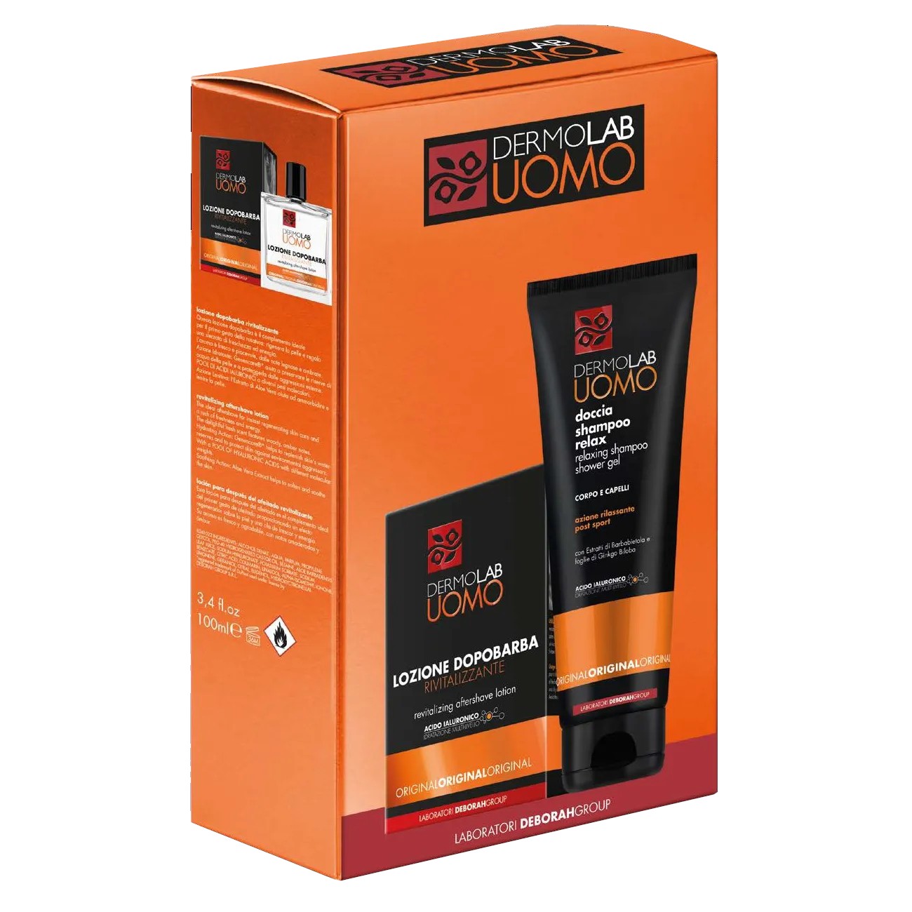 DermoLab Conf. Uomo Lozione Dopobarba 100 ml + Doccia Shampoo 250 ml
