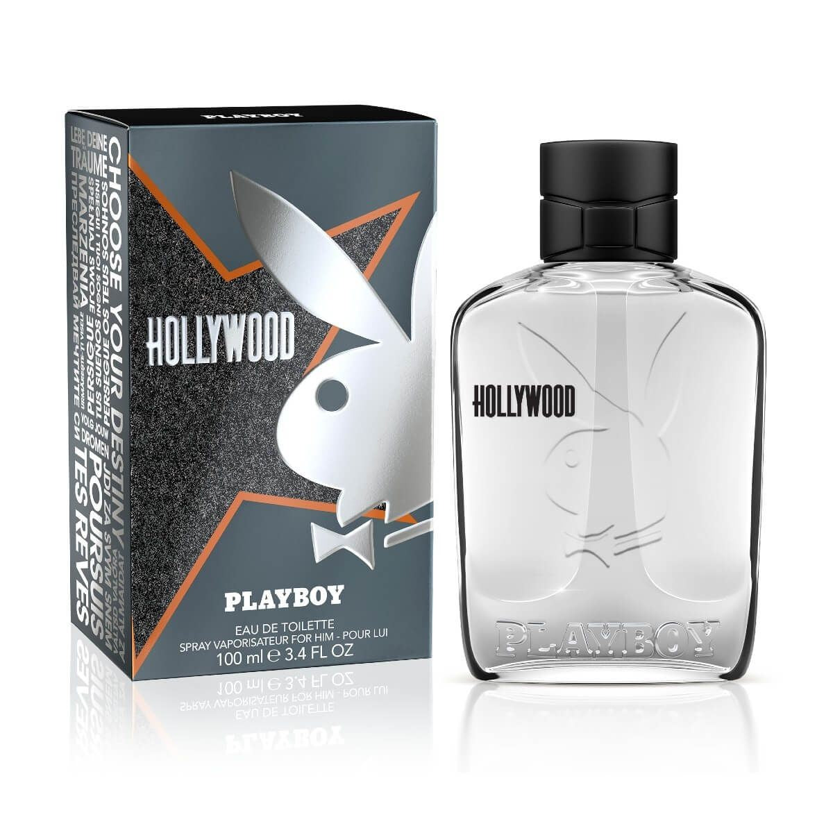 PlayBoy Hollywood Uomo Edt 100 ml. Spray