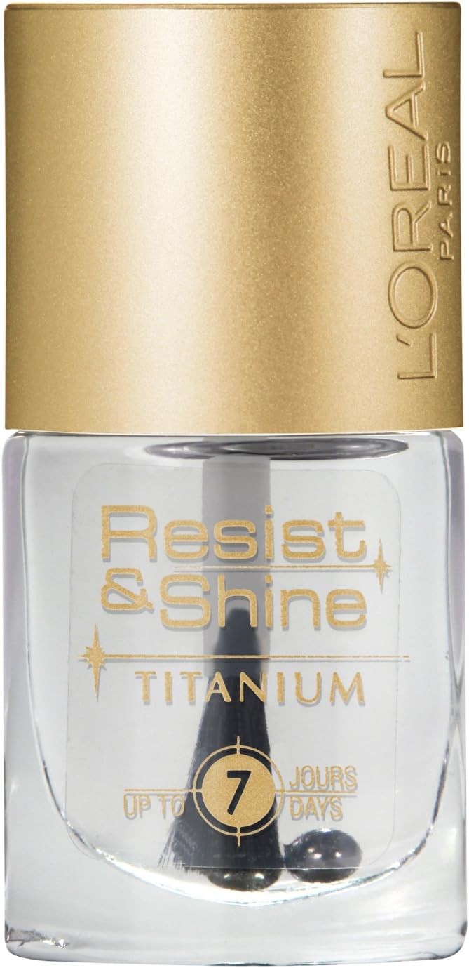 L'Oreal Smalto Resist & Shine Titanium N.001