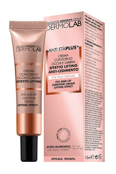 DermoLab Crema Anti Eta' Plus+ Contorno Occhi e Labbra 15 ml