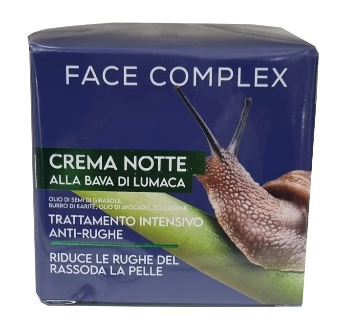 Face ComplexCrema Notte Anti Rughe Bava Di Lumaca 50 ml.