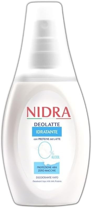 Nidra Deodorante Deolatte Delicato Invisibile 48H Vapo 75 ml spray