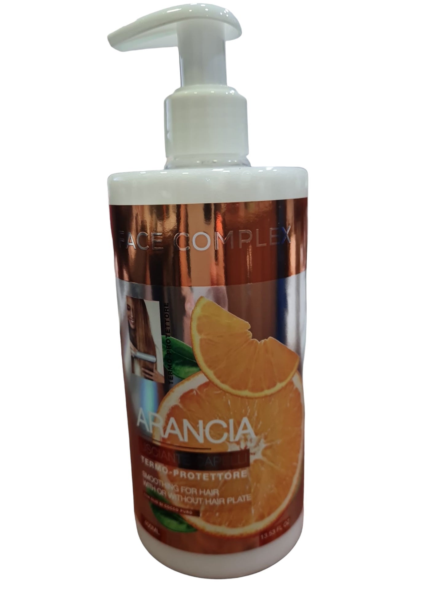 Face Complex Lisciante Capelli Termo Protettore 400 ml. Arancia