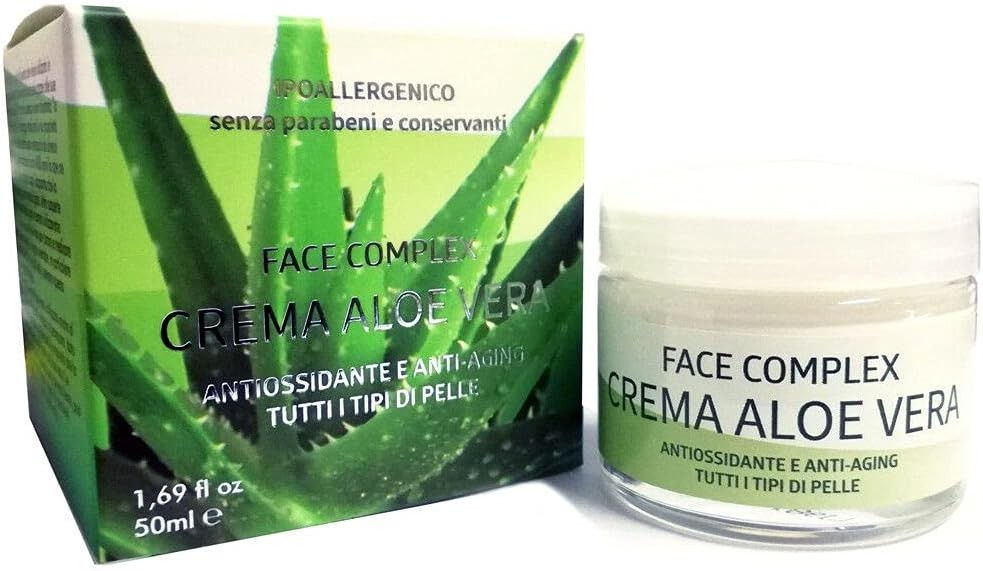 Face Complex Crema Viso Aloe Vera Antiossidante 50 ml.