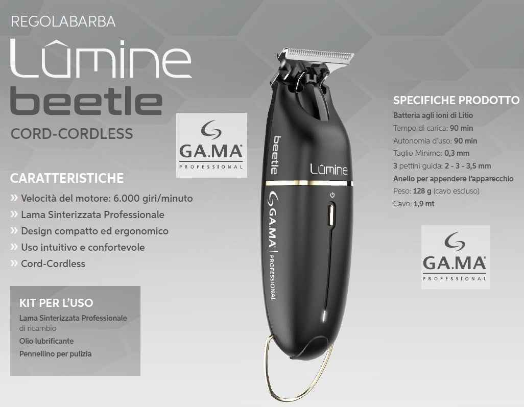 GA.MA PROFESSIONAL REGOLABARBA BEETLE