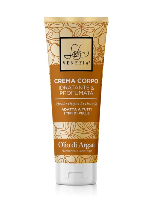 Crema Corpo Lady Venezia 250 ml. Idratante Olio di Argan