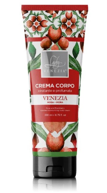 Crema Corpo Lady Venezia 200 ml. Idratante Venezia Rosa e Mora