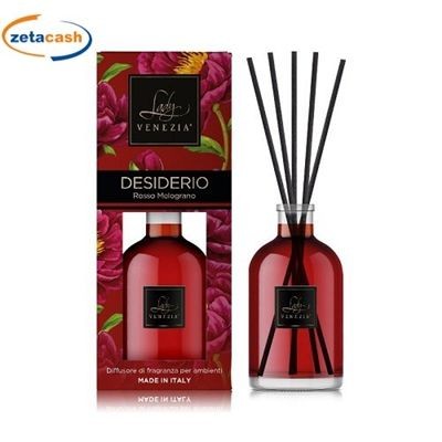 Profumo per la Casa Lady Venezia 250 ml. Desiderio Rosso Melograno