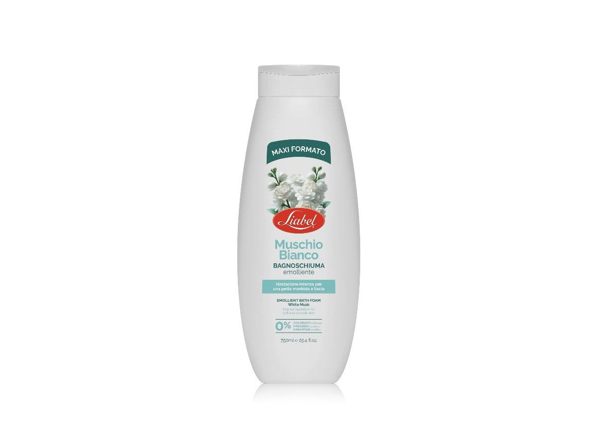 Liabel Bagnoschiuma 750 ml. Muschio Bianco Emoliente