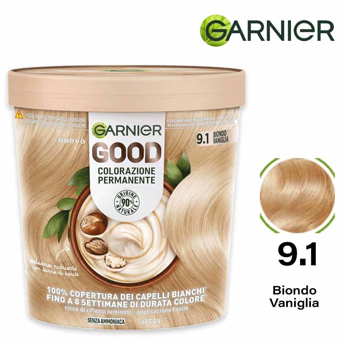 Garnier Good Colorazione Permanente n. 9.1 Biondo Vaniglia