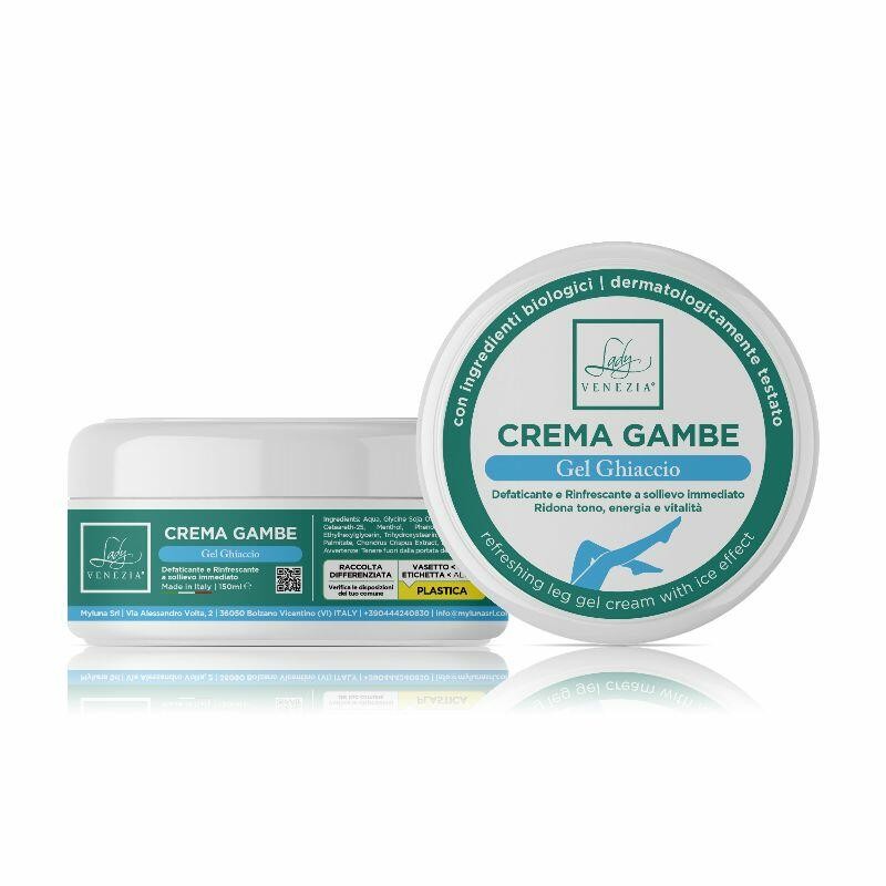 Crema Lady Venezia 150 ml. Gel Gambe Effetto Ghiaccio