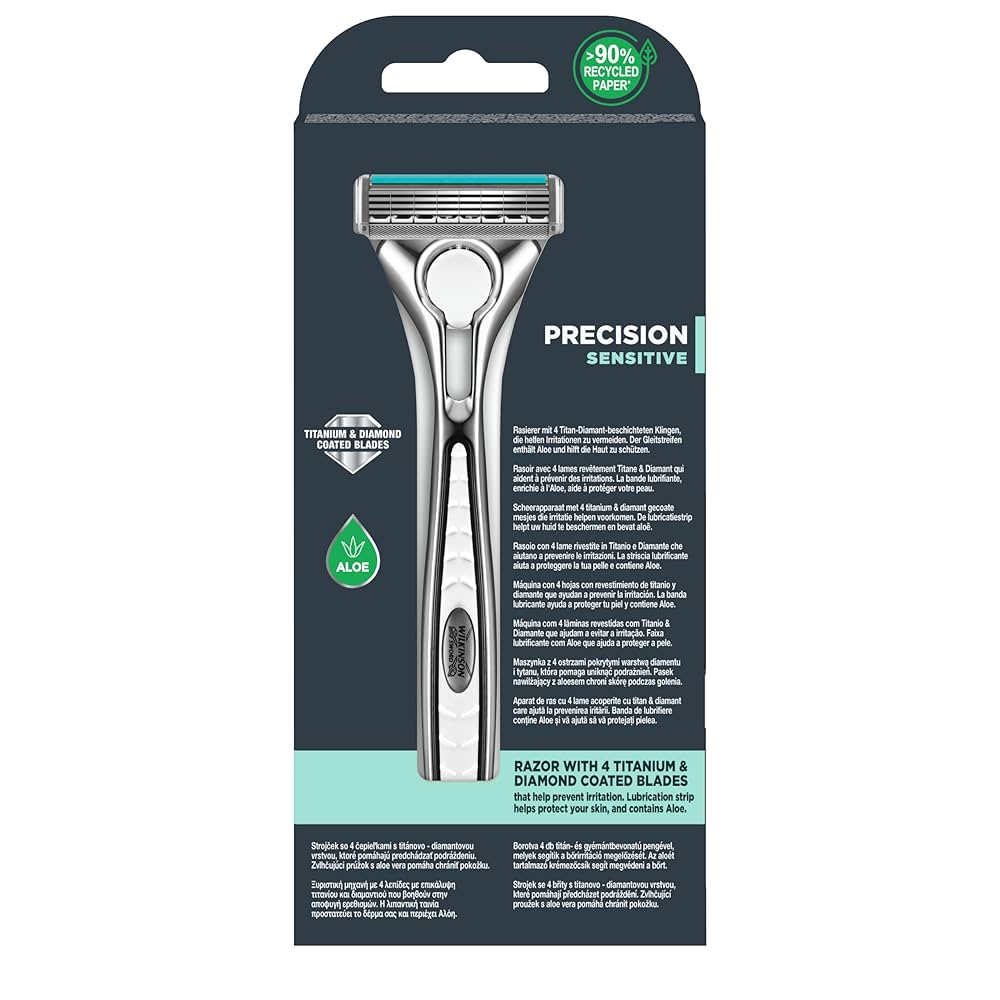 WILKINSONS PRECISION RASOIO 4 LAME + 1 RICARICA