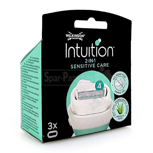 WILKINSONS 2IN1 SENSITIVE CARE 3 RICAMBI INTUITION 4 LAME