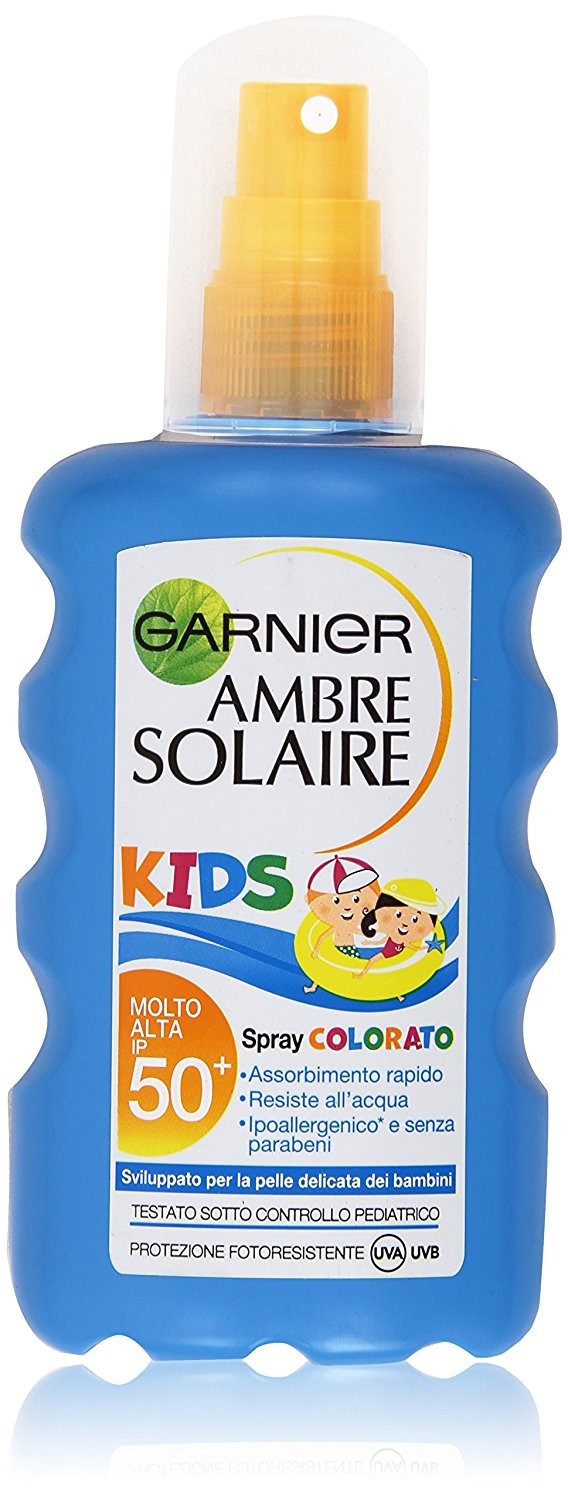 GARNIER AMBRE SOLAIRE BAMBINI FP.50 SPRAY COLORATO 200 ML