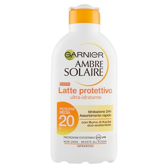 GARNIER AMBRE SOLAIRE LATTE FP.20 PROTETTIVO 200 ML