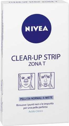 NIVEA Clear-Up Trip Zona T Punti Neri Pelli da Normali a Miste 6 cerotti
