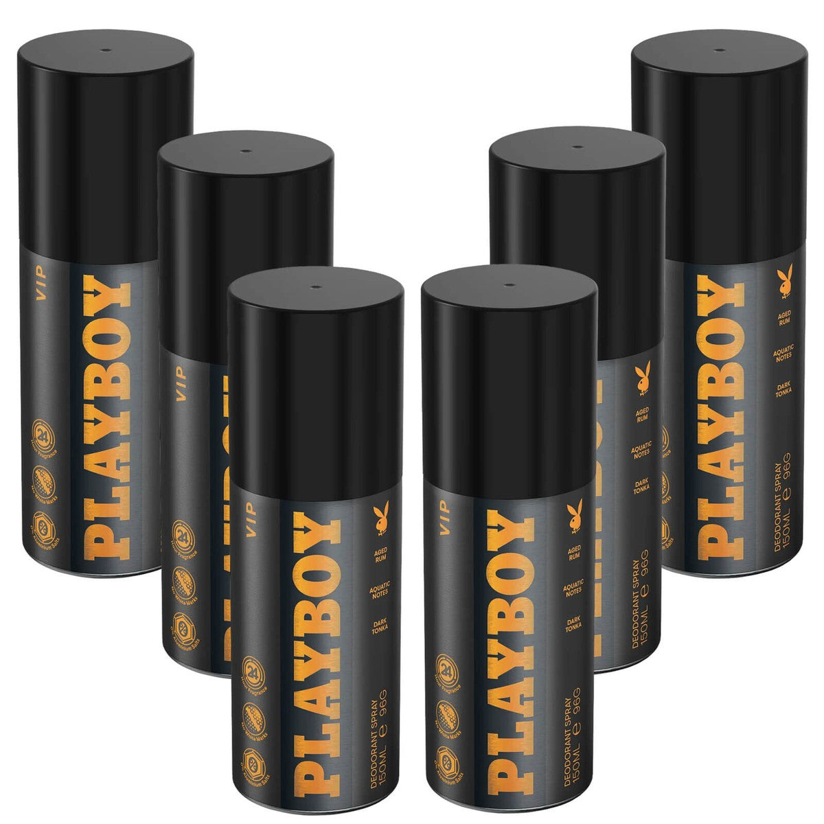 PlayBoy Vip Uomo Deodorante Profumo 150 ml. Spray