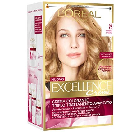 Excellence Crema Colorante N.8 Biondo Chiaro