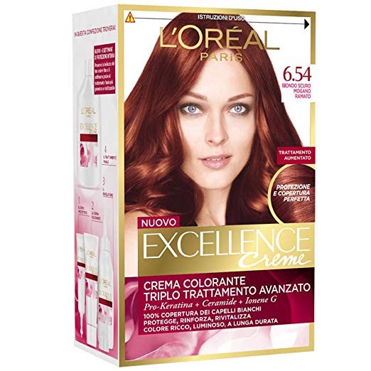Excellence Crema Colorante N.6.54 Biondo Scuro Mogano Ramato
