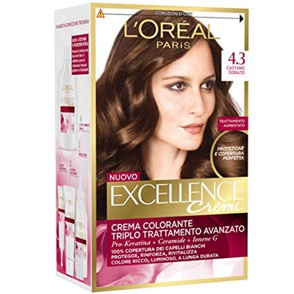 Excellence Crema Colorante N.4.3 Castano Dorato