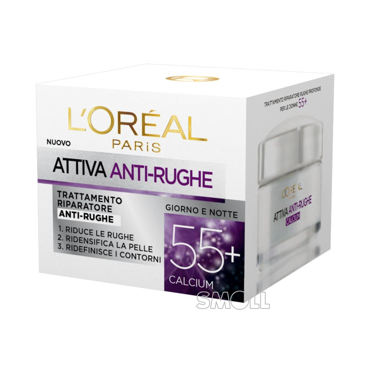 L'Oreal Crema Viso Attiva Anti Rughe 55 + anni 50 ml.
